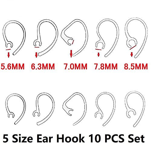 10pcs Bluetooth Earhook Spare Earclip for iPhone Plantronics Motorola Headset